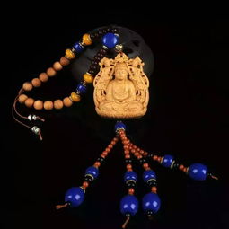 工藝高檔汽車掛件棗木崖柏佛像菩薩車內用品擺件飾品送禮佳品