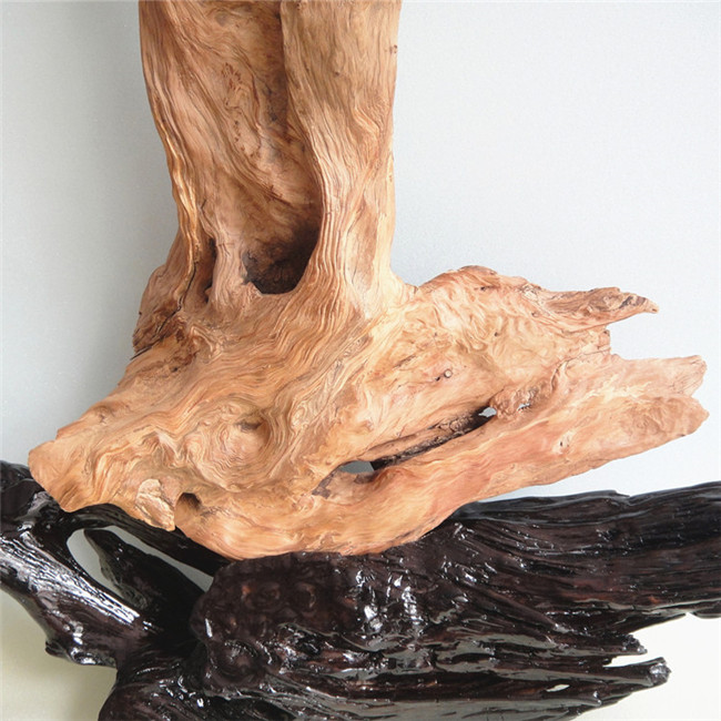 天然崖柏根雕藝術(shù)珍品 鑒賞收藏中的“龍鳳呈祥”